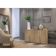 Aparador Buffet 4 Portas Viena V3604 Rustic/Branco Rustic/Branco