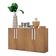 Aparador Buffet 4 Portas Viena V3604 Rustic/Branco Rustic/Branco