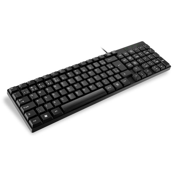 Teclado Com Fio Usb Preto Resistente a Agua Multilaser - TC193BU TC193BU