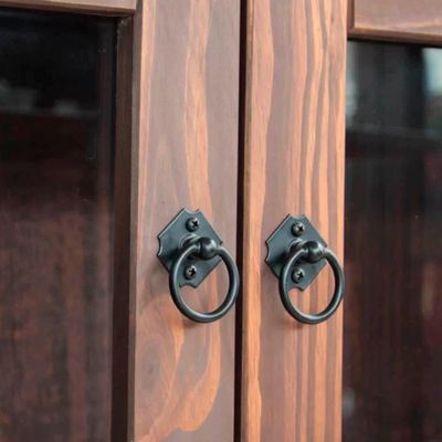 Cristaleira Madeira Maciça Retrô 2 Portas Vidro Lateral Imbuia D113vl Shop Jm