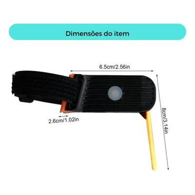 Lanterna Pisca Traseira Bike com 15 Leds Cob modo Sequencial