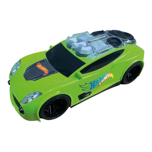 Carro Hot Wheels Turbo com Luz e Som Verde Multikids - BR1432 BR1432
