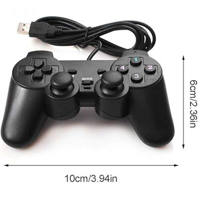 Controle Joystick Dualshock Para Pc Games Usb Entrada Usb