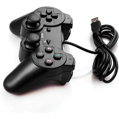Controle Joystick Dualshock Para Pc Games Usb Entrada Usb