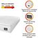 Colchão Casal Espuma D45 Lazio Pillow Top 138x188x24cm Branco Hellen - Suporta Até 150 Kg Por Pessoa Branco