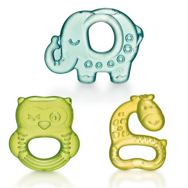 Mordedor Zoo Friends Azul 3+M Multikids Baby - BB140 BB140 Mordedor Zoo Friends Azul 3+M Multikids Baby - BB140 BB140