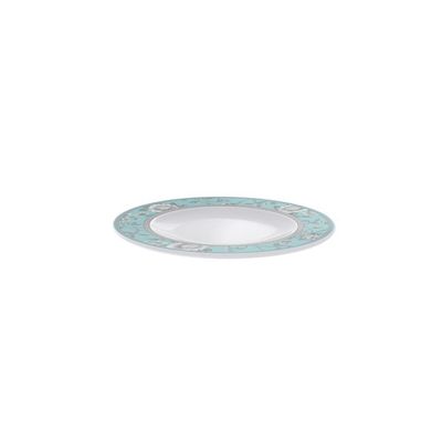 Prato Sobremesa Tramontina Helen Em Porcelana Decorada 21 Cm