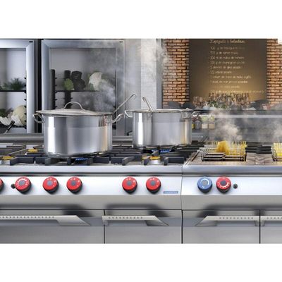 Caldeirão Tramontina Professional Em Aço Inox Com Fundo Triplo Sem Tampa 40 Cm 30 L