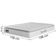 Colchão Casal Queen Espuma D33 Pillow Top New Millenium 158x198x19cm Branco Hellen-suporta Até 120kg Por Pessoa Branco