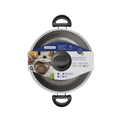 Fritadeira Multiuso Tramontina Paris Alumínio Com Revestimento Em Antiaderente Starflon Max Chumbo