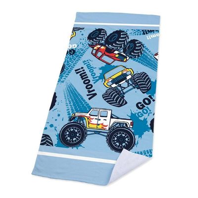 Toalha De Praia Monster Truck Tires