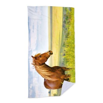 Toalha De Praia Landscape Horse  criativas e clássicas