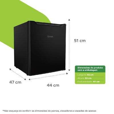 Frigobar Consul 47 Litros CRC04AE Preto / 110V