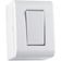 Caixa De Sobrepor Com 1 Interruptor Simples 10 A 250 V Tramontina Lizflex Branca