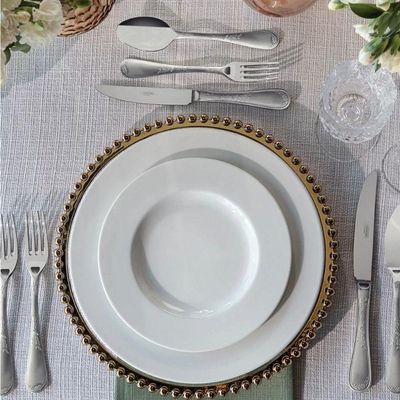 Prato Raso Tramontina Paola Tara Certa Em Porcelana 28 Cm
