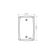 Conjunto 4x2 Com 1 Interruptor Simples 10 A 250 V E 1 Interruptor Paralelo 10 A 250 V Tramontina Lux2 Branco