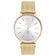 Relógio Technos Masculino Ref:2025ltz/1c Slim Mesh Dourado