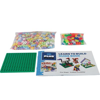Peças de Montar - Mini Pastel 600 peças Learn to Build - 5009 - Plusplus