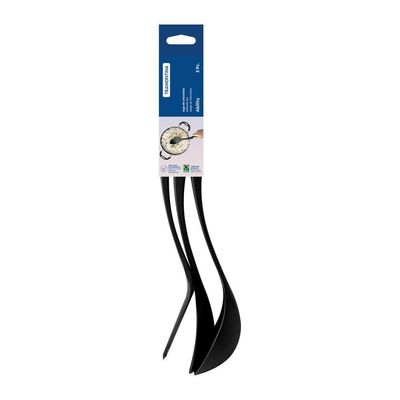 Jogo De Utensílios Tramontina Ability Em Nylon Preto 03 Peças