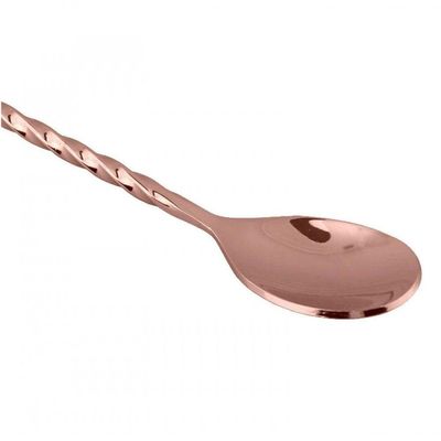Kit 10 Colher Bailarina Revestimento De Bronze 27 Cm - Mimo
