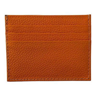 Porta Cartão Slim Em Couro Prata Rusty