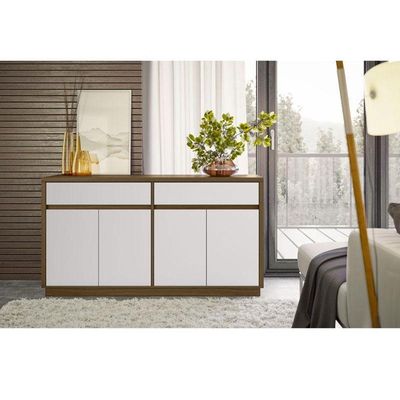 Aparador Buffet Ana Imbuia Off White - New Ceval