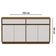 Aparador Buffet Ana Imbuia Off White - New Ceval