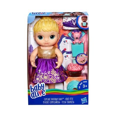 Boneca Baby Alive Festa Loira