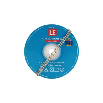 Cordão de Strass 4mmx9,14m