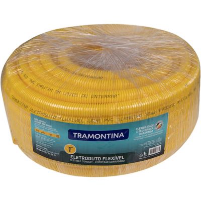 Eletroduto Corrugado Leve Flexivel DN32 1" Tramontina 25 m