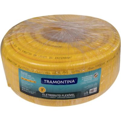 Eletroduto Corrugado Leve Flexivel DN32 1" Tramontina 25 m