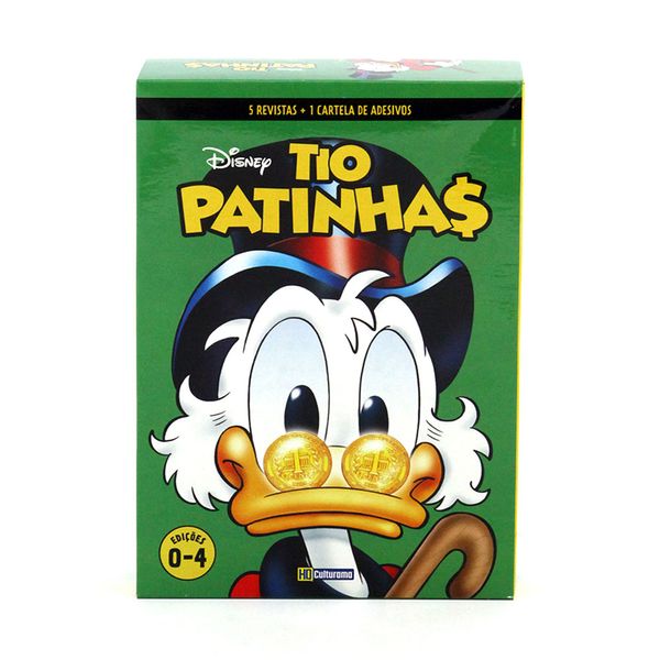 Livro Infantil Culturama Box Histórias em Quadrinhos Tio Patinhas