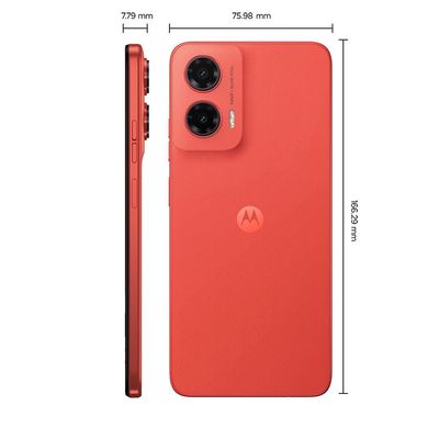 Smartphone Motorola Moto G35 Coral 5G, 256GB, 12GB RAM Boost, Processador Octa-Core, Câmera Traseira 50MP + 8MP, Selfie 16MP Tela 6.7 Coral