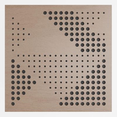 Painel Acústico Absorvedor Decorativo 60x60mm Maestra Nogal