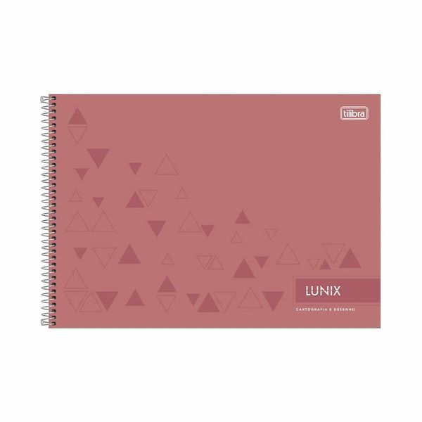 Caderno Cartografia Tilibra Espiral Capa Dura Lunix 60 Folhas Capas Diversas - Item Sortido