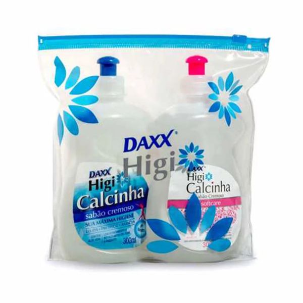 Kit Sabão Cremoso Higicalcinha + Higicalcinha Softcare com Necessaire