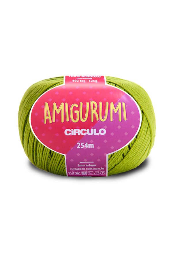 Linha Amigurumi 254m Nº6/5 5800 Verde Pistache