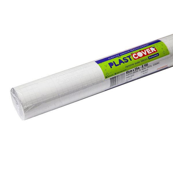Plástico Adesivo Plastcover Liso Transparente Cristal 45cmx10m