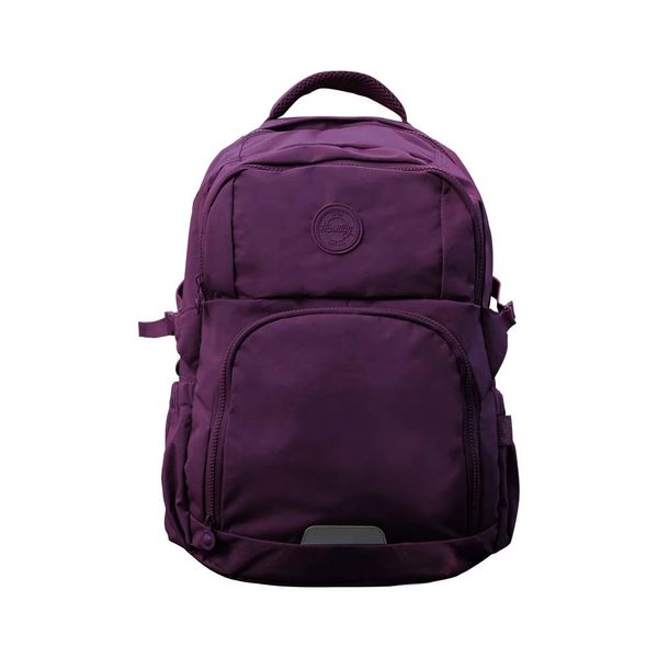 Mochila Laptop Hashtag Crinkle Vinho com Alça Acolchoada e Regulável