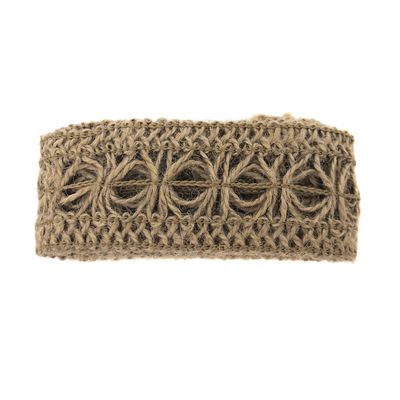 Fita de Juta Trabalhada 5mm com 2m Natural