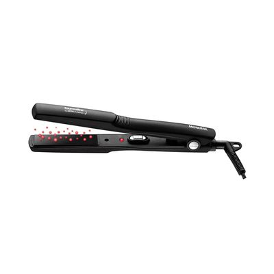 Chapinha Prancha de Cabelo Mondial Tourmaline Ceramic P-15 Tourmaline 200° Preta - Bivolt