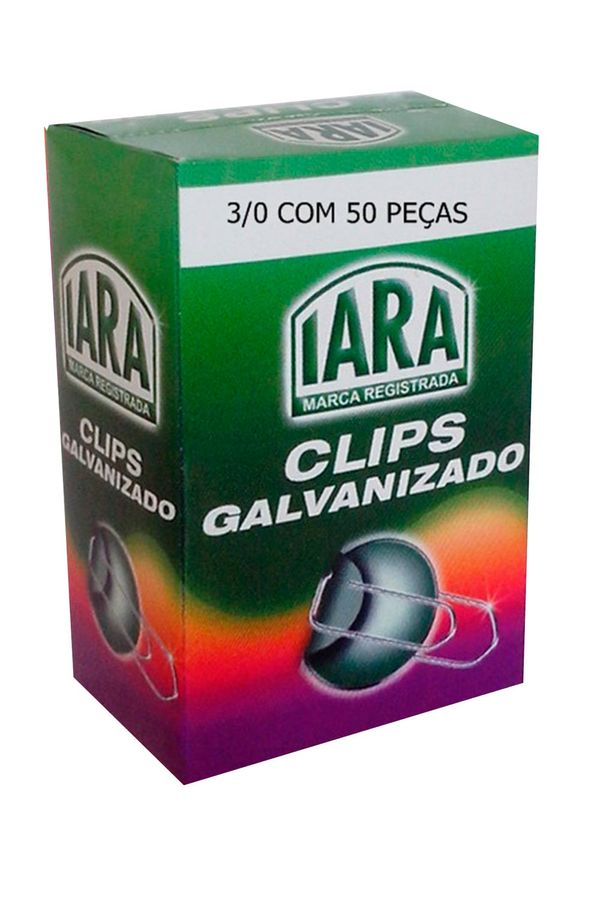 Clips Iara Galvanizado 36mm com 50 Unidades