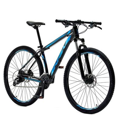 Bicicleta Aro29 Krw Alumínio Shimano 24v Freio Hidráulico S5 19 Preto-Azul
