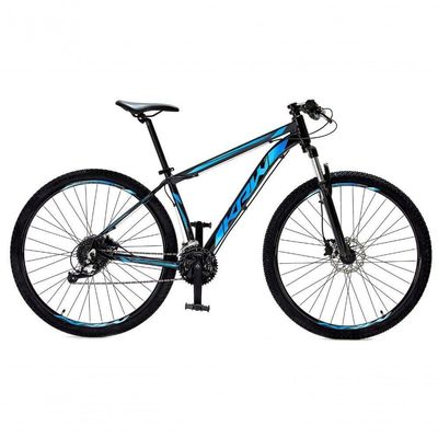 Bicicleta Aro29 Krw Alumínio Shimano 24v Freio Hidráulico S5 19 Preto-Azul
