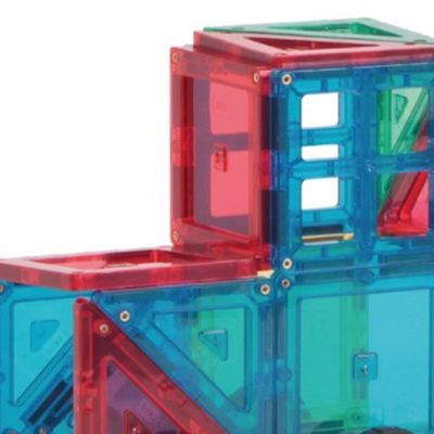 Blocos Magnéticos - Magforma com Rodas - Maleta com 30 peças - Acrílico - MF17RD30 - Magforma
