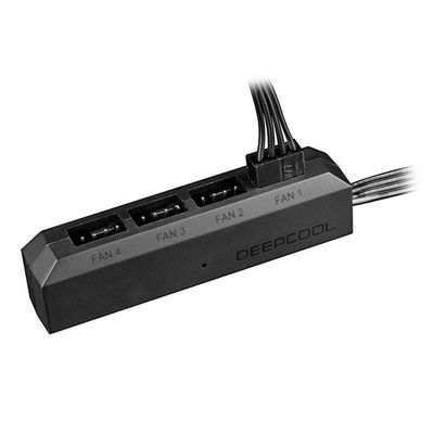 Hub Controlador de Fan Deepcool Preto Hub P/ 4 Fans - FH-04
