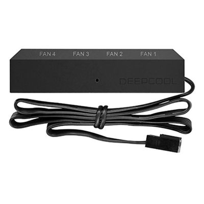 Hub Controlador de Fan Deepcool Preto Hub P/ 4 Fans - FH-04