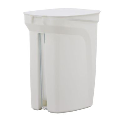 Lixeira Tramontina Compact 10l Branco Com Haste Em Aço