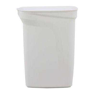 Lixeira Tramontina Compact 10l Branco Com Haste Em Aço