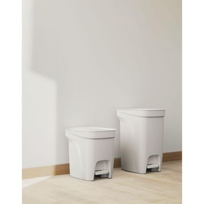 Lixeira Tramontina Compact 10l Branco Com Haste Em Aço